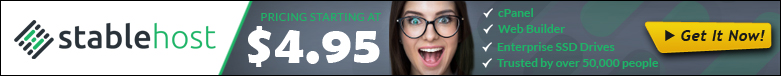 Diseño De Banner Publicitario por neboica para StableHost.com | Diseño #11784889