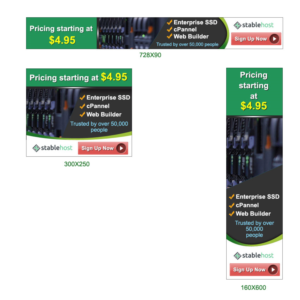 Banner Ad Design by DesignXyz for StableHost.com | Design: #11798248
