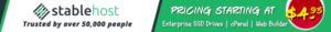 Banner-Design von Basic Mind Inc für StableHost.com | Design #11785287