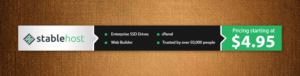 Banner Ad Design by aspiremedia for StableHost.com | Design: #11780228