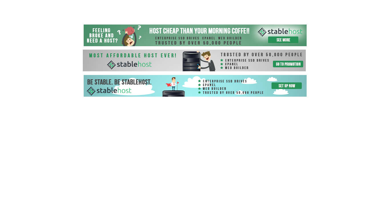 Banner-Design von fjkp123 für StableHost.com | Design #11812926