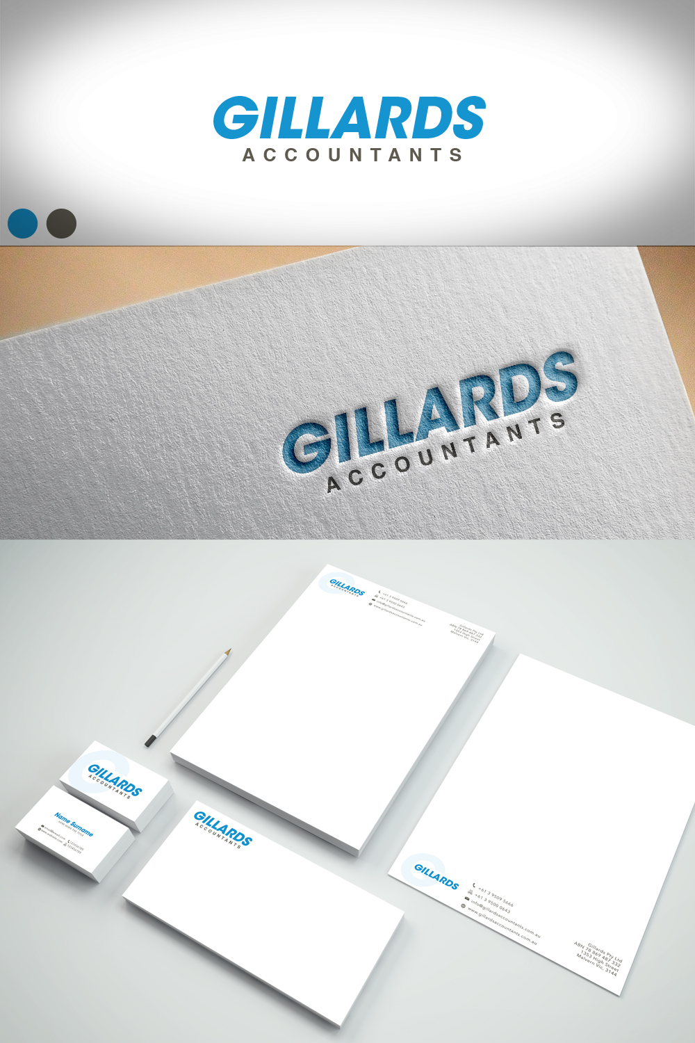 Schreibwaren-Design von Zane_Graph_Design für Gillards Pty Ltd | Design #11791535