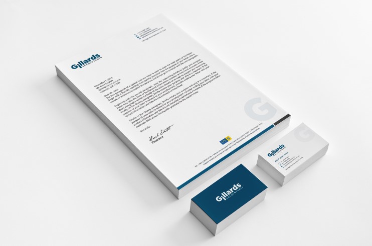 Stationery Design by Sarah Mathews for Gillards Pty Ltd | Design #11803399