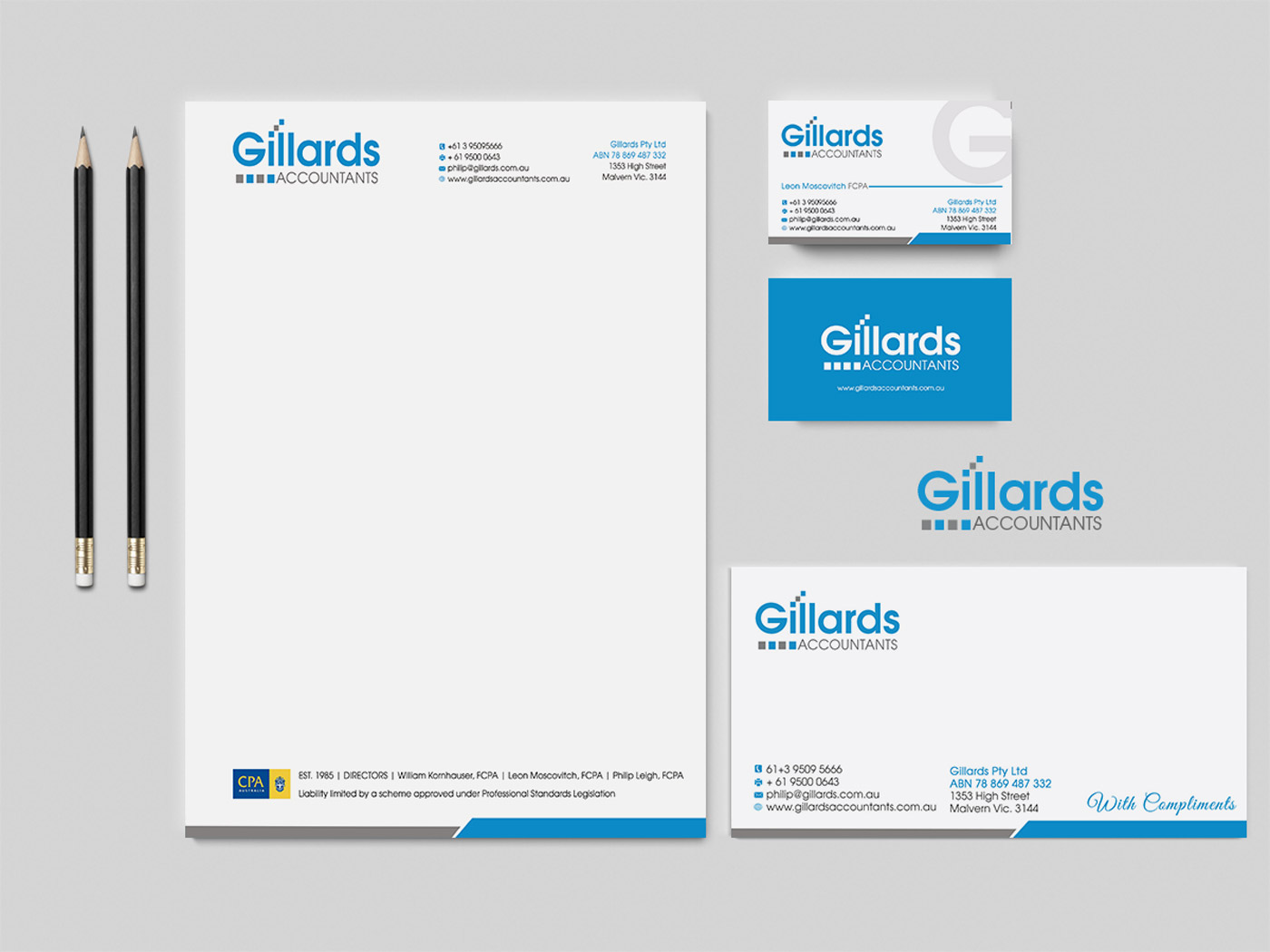 Stationery Design by Designs 2019 for Gillards Pty Ltd | Design #11847753