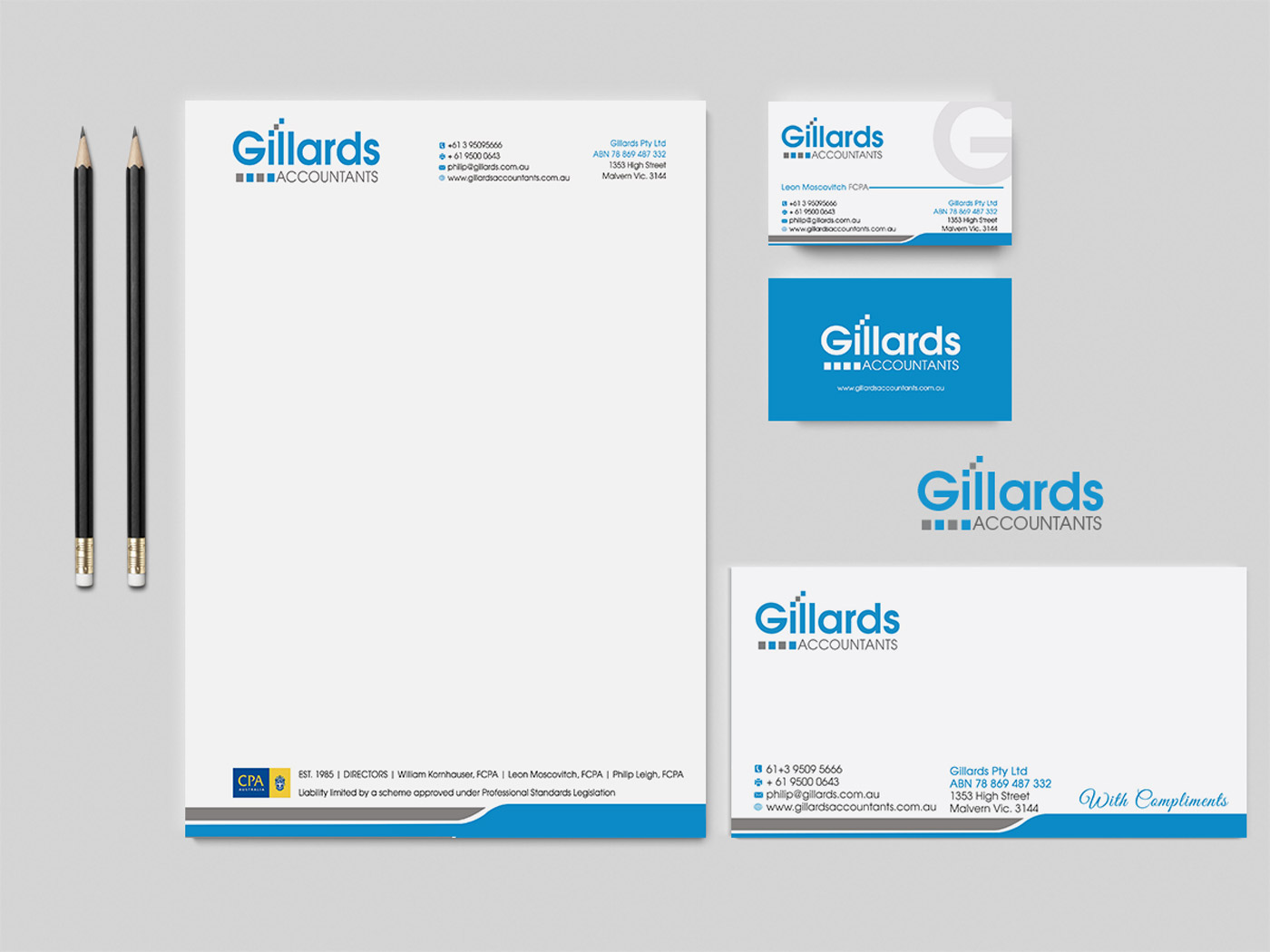 Stationery Design by Designs 2019 for Gillards Pty Ltd | Design #11847754
