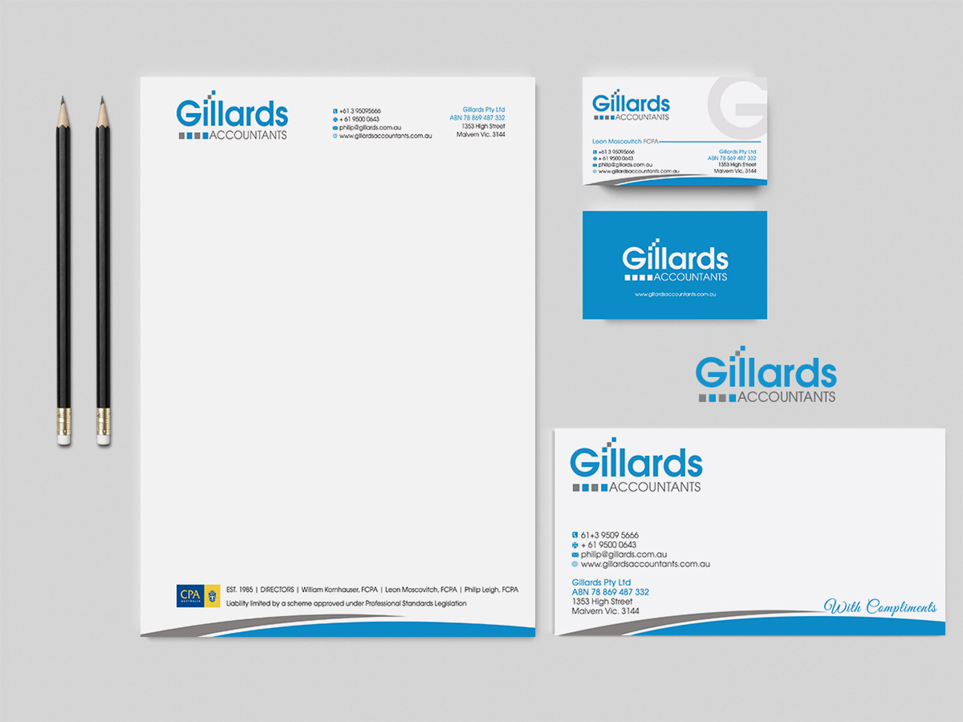 Design de Papeterie par Designs 2019 pour Gillards Pty Ltd | Design #11849193