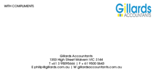 Schreibwaren-Design von Thomas Barca Designs für Gillards Pty Ltd | Design: #11799732