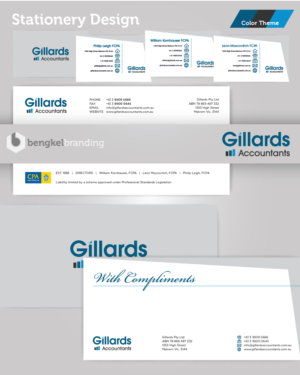 Schreibwaren-Design von Ninjuku Studio für Gillards Pty Ltd | Design: #11829558