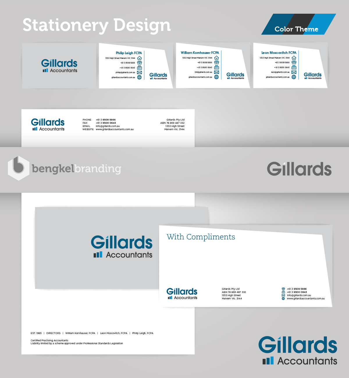 Schreibwaren-Design von Ninjuku Studio für Gillards Pty Ltd | Design #11842332