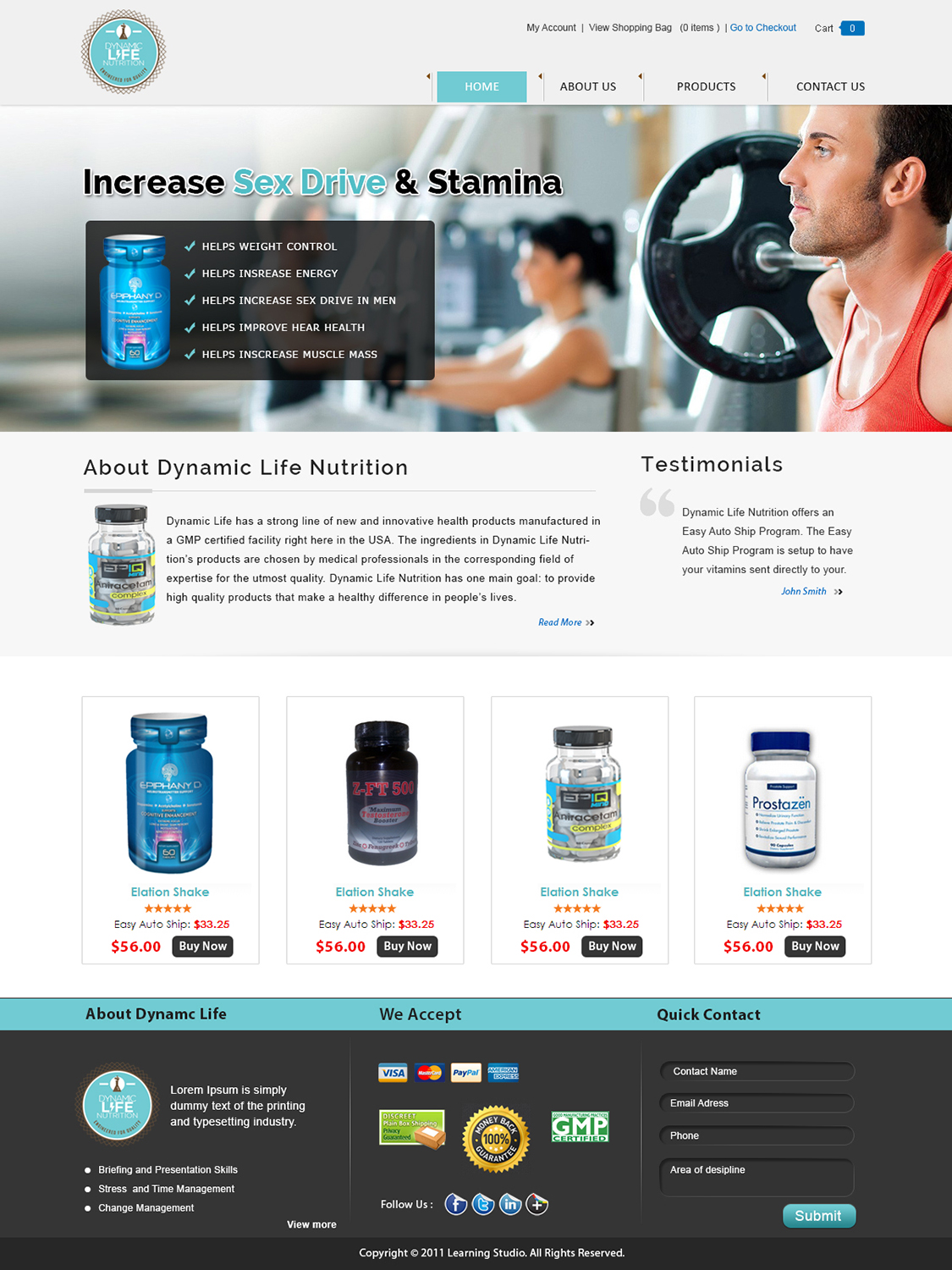 Diseño de Página de Aterrizaje por webxvision para Live Well Marketing LLC | Diseño #2400814