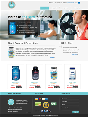 Landing Page Design by webxvision for Live Well Marketing LLC | Design: #2400814