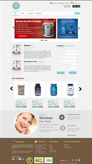 Landing Page Design by webxvision for Live Well Marketing LLC | Design: #2400824
