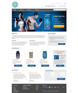 Landing Page Design by pb for Live Well Marketing LLC | Design: #2415786