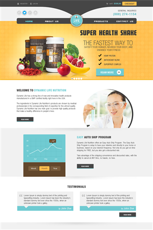 Landing Page Design by PLVD