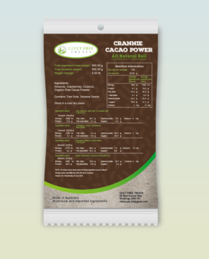 Verpackungs-Design von wow factory für GUILT FREE TREATS | Design: #11977492
