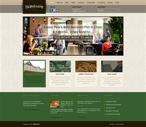 Famous restaurant chain needs Wordpress Design | Wordpress Design by Desire Design Solutions