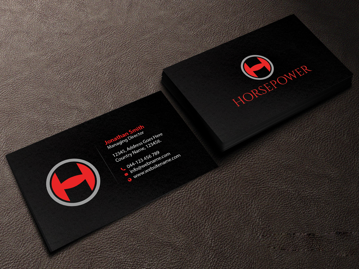 Logo Design by Creations Box 2015 for Horsepower Motor Centre Ltd. | Design #11796408