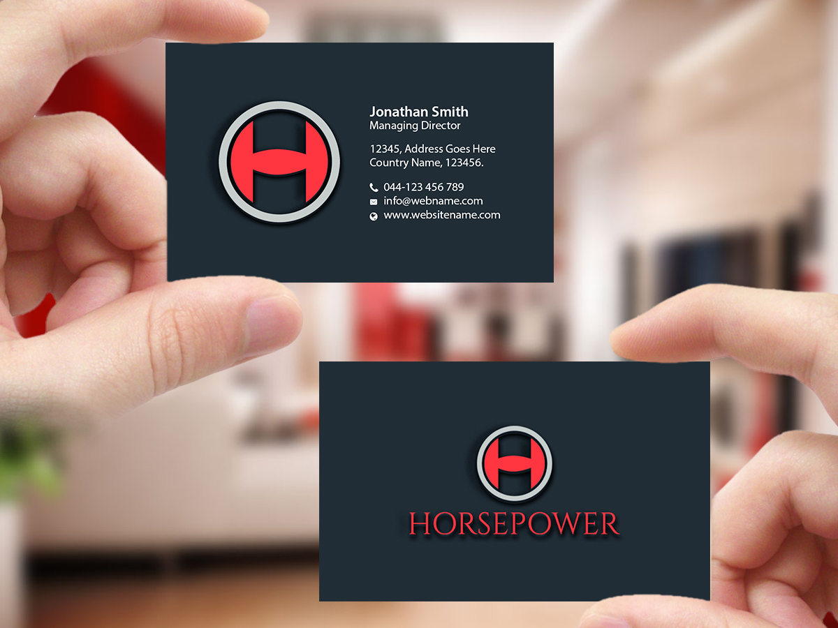 Logo Design by Creations Box 2015 for Horsepower Motor Centre Ltd. | Design #11796410