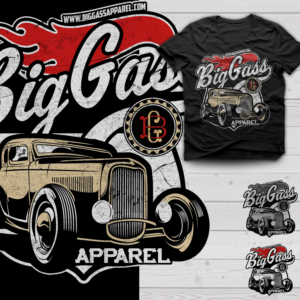 Big Gass Apparel hot rod lifestyle clothing