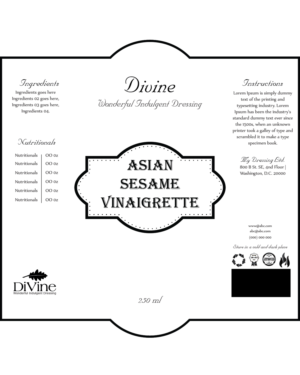Diseño de Etiqueta por Limecom para Divine Gourmet Foods | Diseño: #11883538