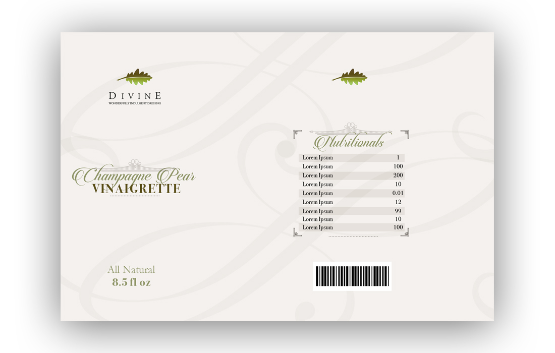 Label Design by Rick Blaine for Divine Gourmet Foods | Design #11890642