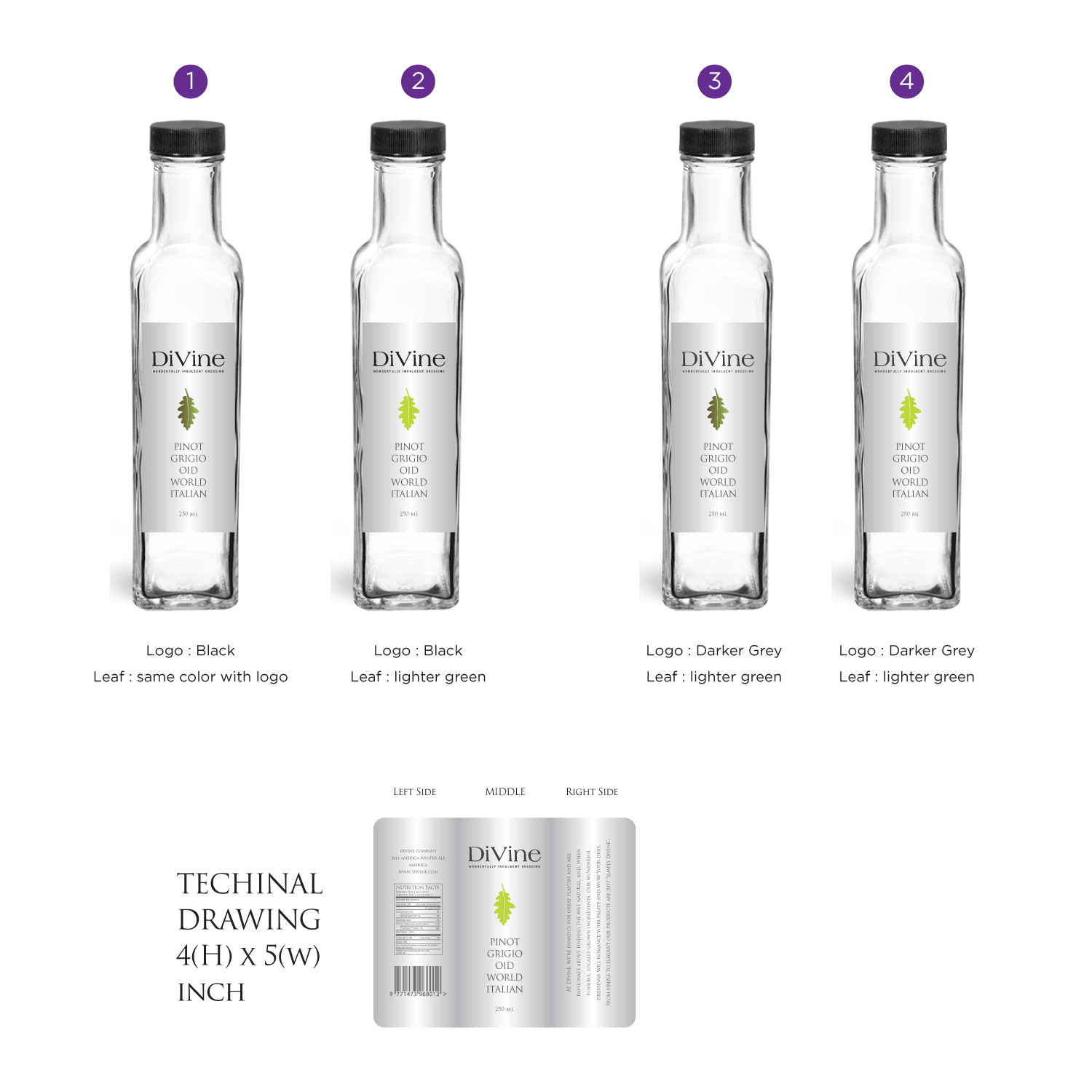 Label Design by corafemme for Divine Gourmet Foods | Design #12099071