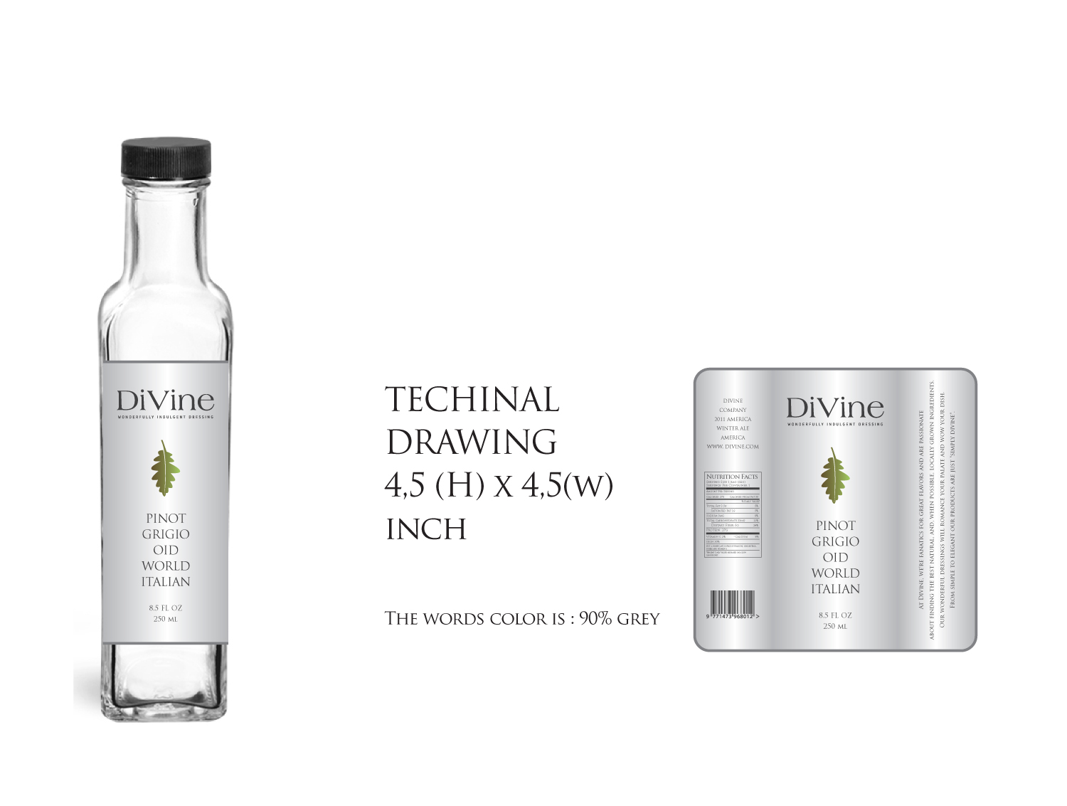 Label Design by corafemme for Divine Gourmet Foods | Design #12123647