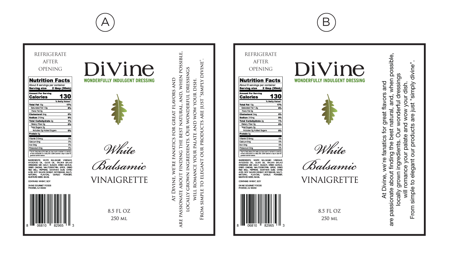 Label Design by corafemme for Divine Gourmet Foods | Design #12190903