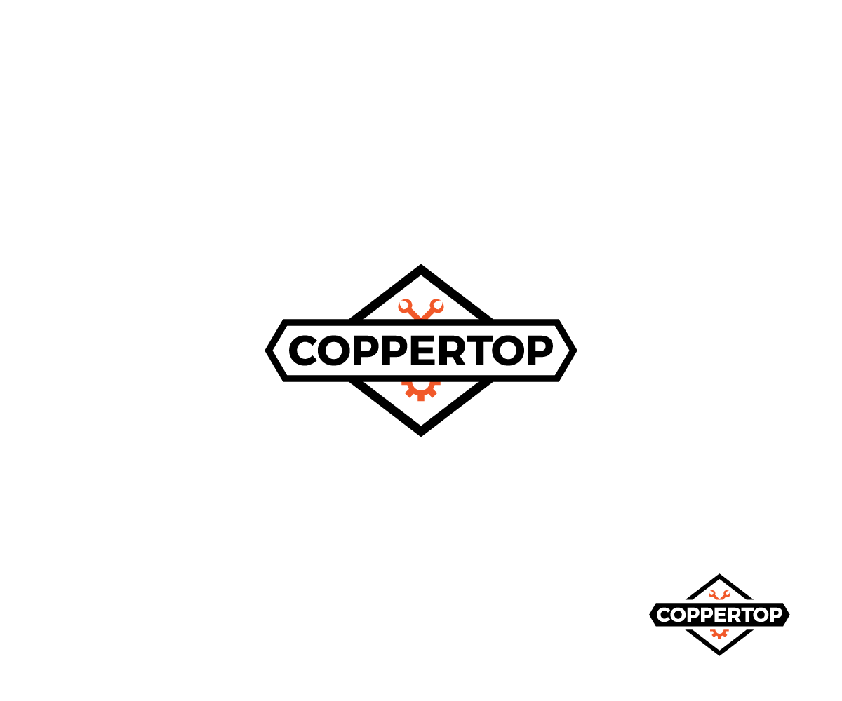Logo Design by Luc1ano for Coppertop Repair | Design #11850355