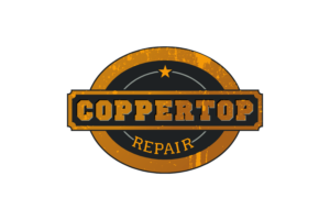 Diseño de Logo por Cyan Designs para Coppertop Repair | Diseño #11851100