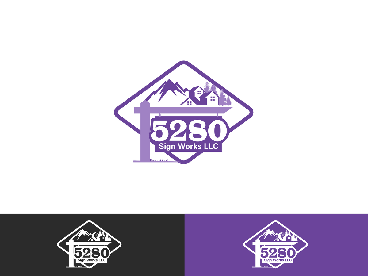 Logo Design by DoveFendi for 5280 Sign Works LLC | Design #11845176