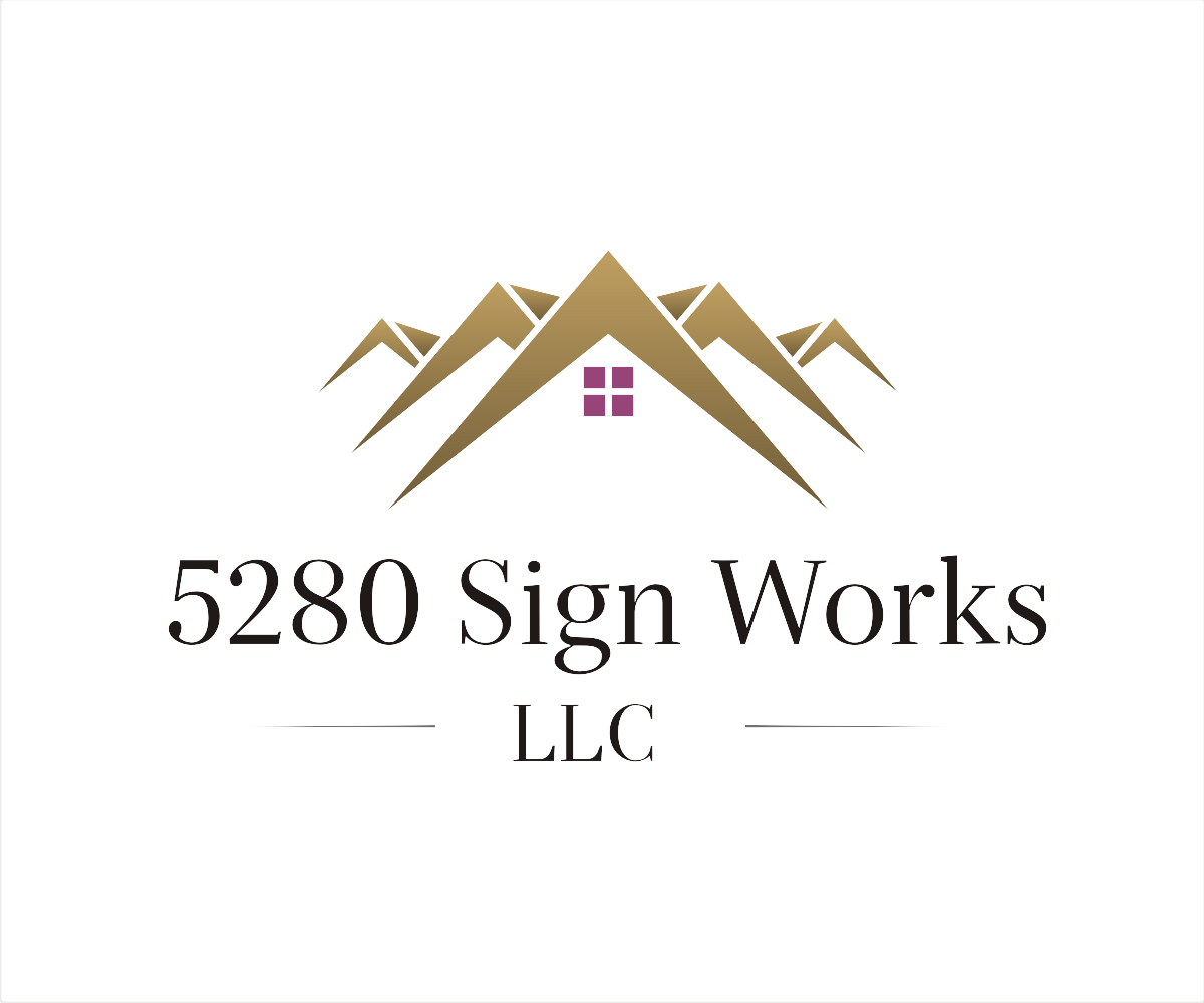 Logo Design by JACK10 for 5280 Sign Works LLC | Design #11844055