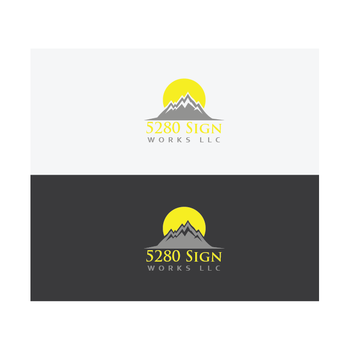 Logo Design by Tere G artwork for 5280 Sign Works LLC | Design #11852975