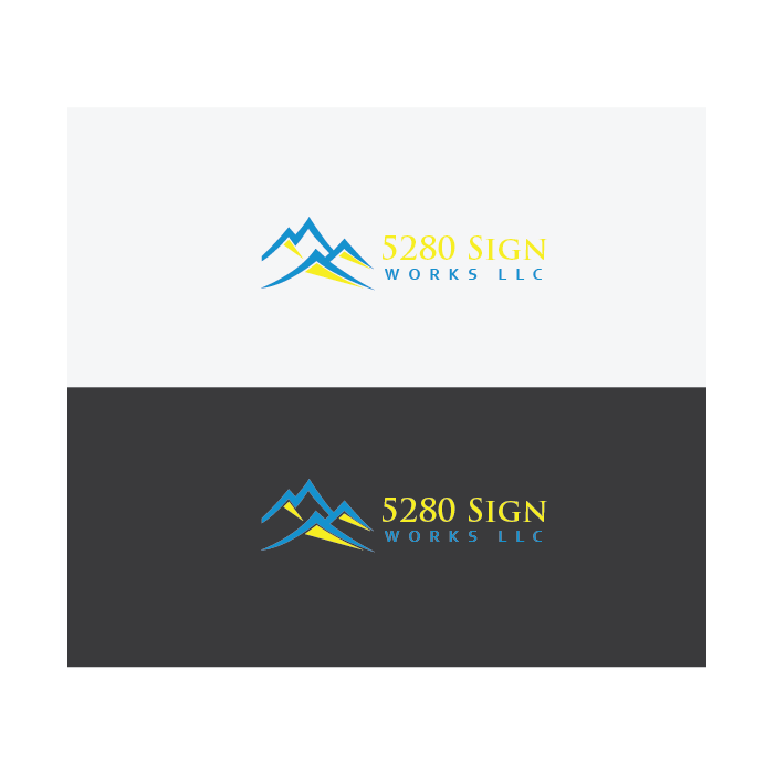 Logo Design by Tere G artwork for 5280 Sign Works LLC | Design #11852979