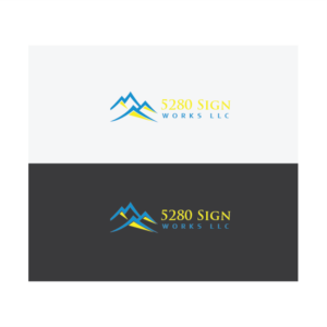 Logo Design by Tere G artwork for 5280 Sign Works LLC | Design: #11852979