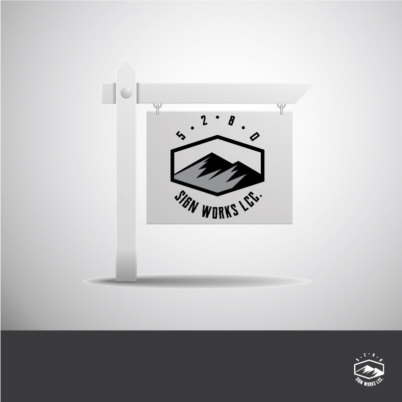 Logo Design by Arrowhead for 5280 Sign Works LLC | Design #11852325