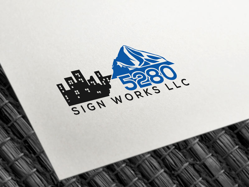 Logo Design by Dulavai for 5280 Sign Works LLC | Design #11845997