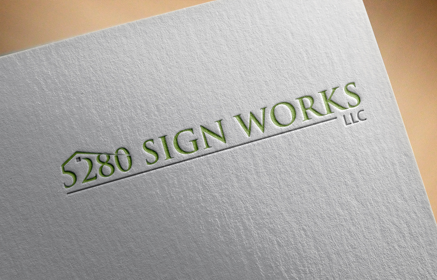 Logo Design by bs.burirbhubon13 for 5280 Sign Works LLC | Design #11848963