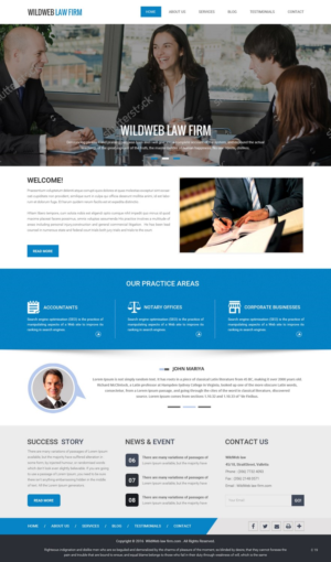 Wordpress Design by pb for The Wild Web | Design: #11811882