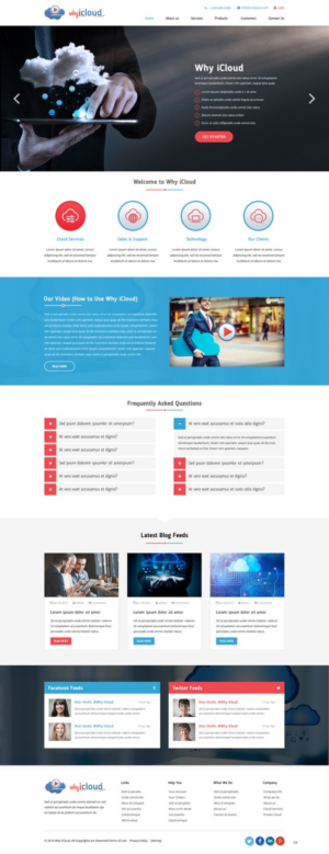 Wordpress Design by pb for Why iCloud | Design: #13425867