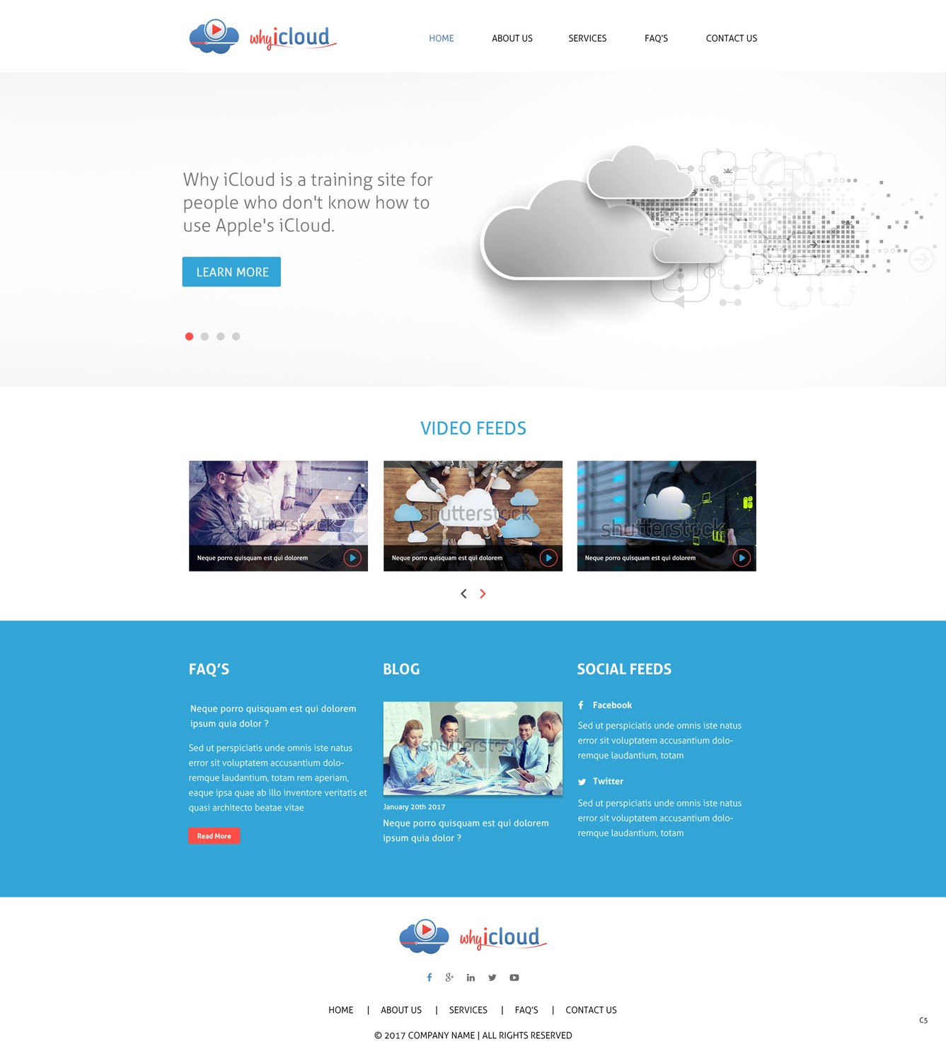 Diseño Wordpress por pb para Why iCloud | Diseño #13437758