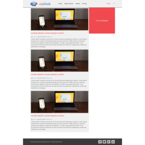 Wordpress Design by thakurvandy07 for Why iCloud | Design #13515294