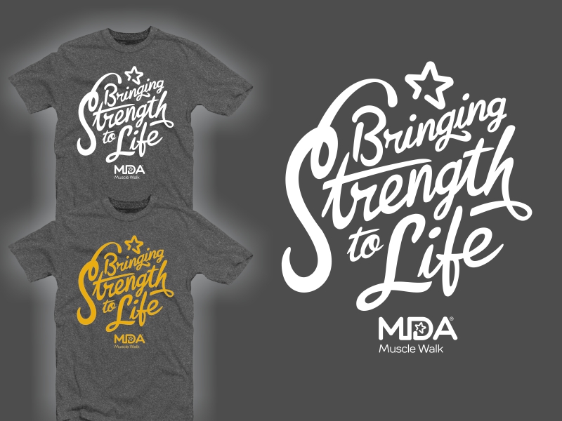 Design de T-shirt par 2ndfloorharry pour Muscular Dystrophy Association | Design #12135342