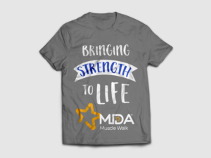 National MDA Muscle Walk T-Shirt Design | T-Shirt-Design von My Graphics gal