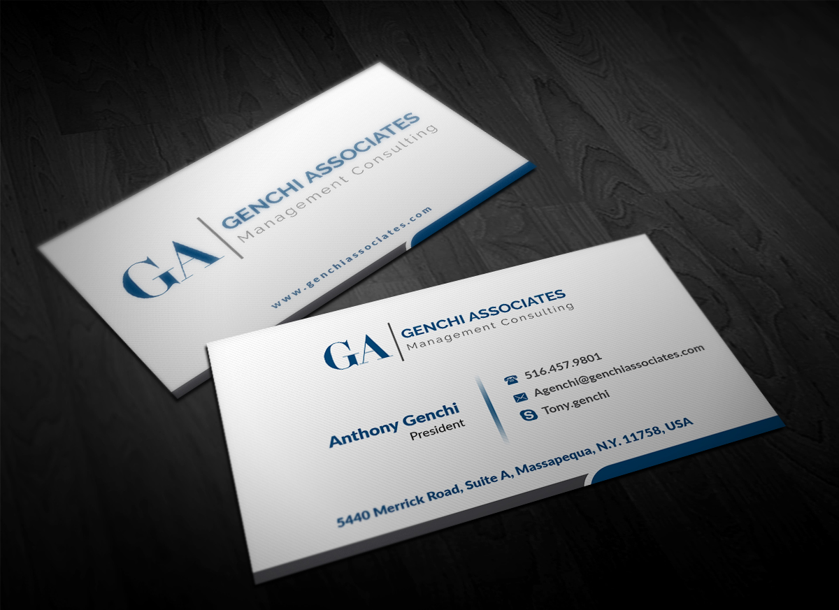 Diseño de Tarjeta de Presentación por Pointless Pixels India para Genchi Associates | Diseño #11807099