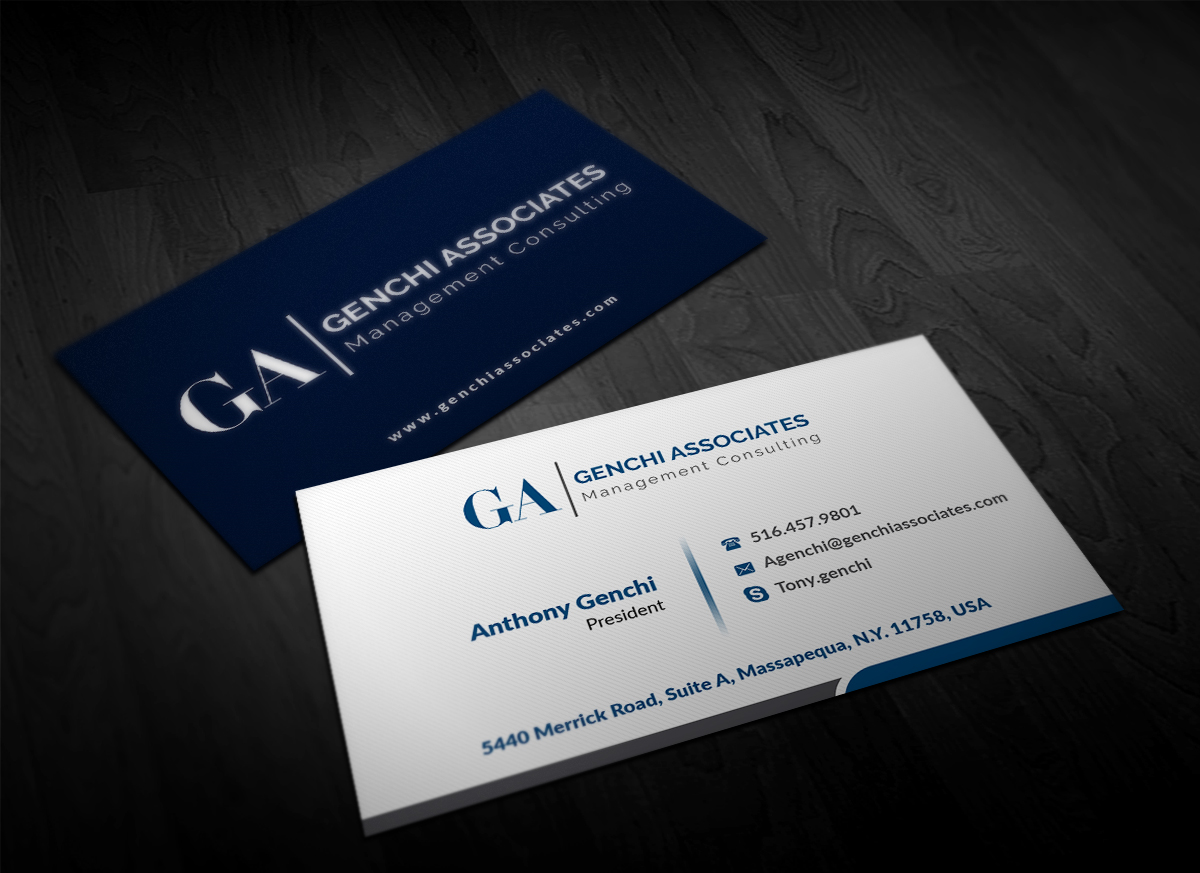 Diseño de Tarjeta de Presentación por Pointless Pixels India para Genchi Associates | Diseño #11807103