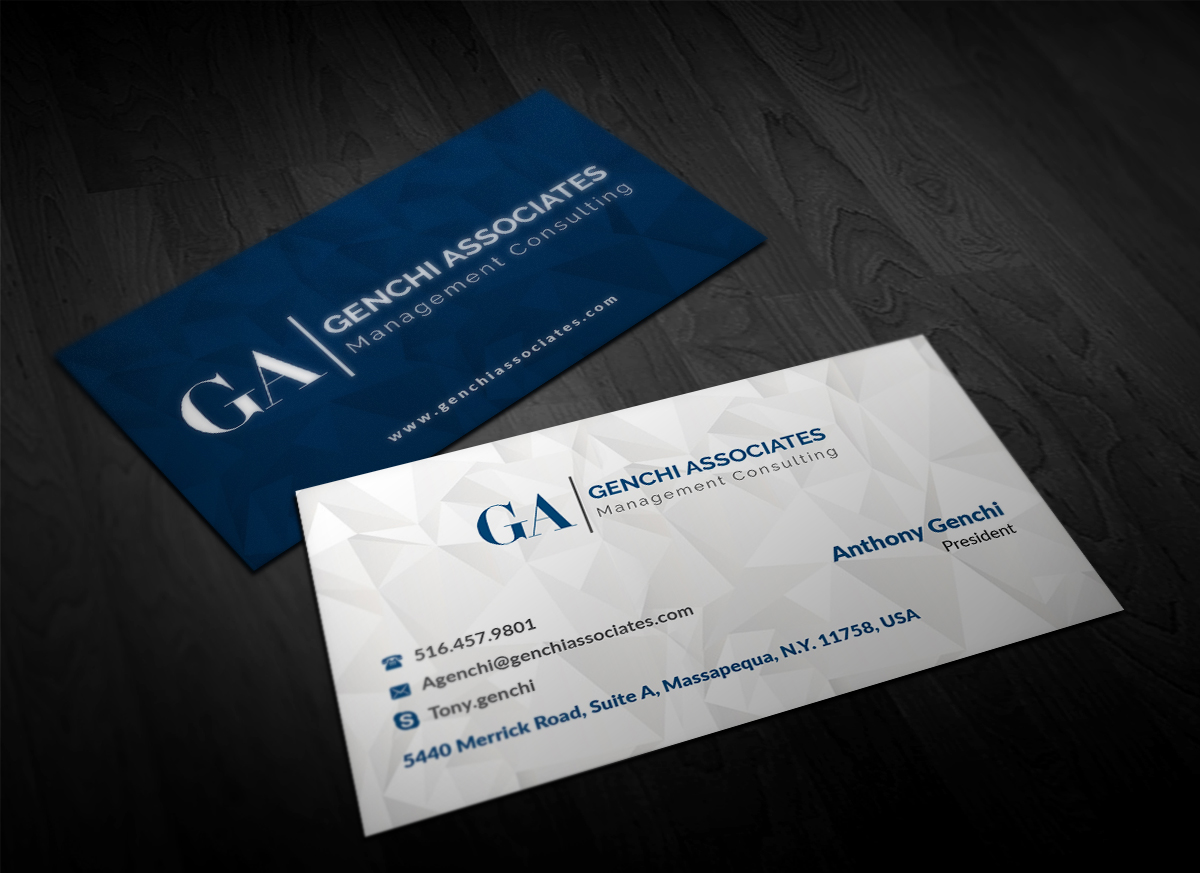 Business Card Design by Pointless Pixels India for Genchi Associates | Design #11807435