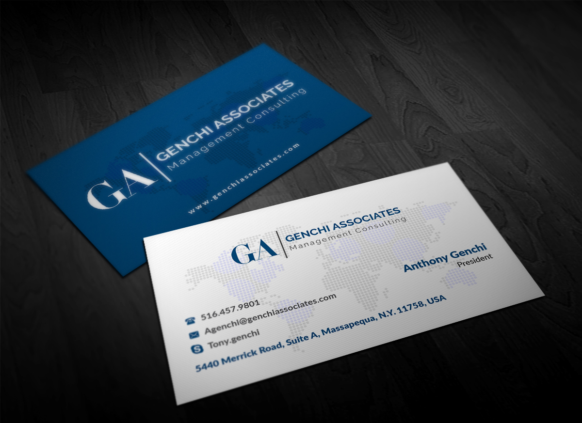 Business Card Design by Pointless Pixels India for Genchi Associates | Design #11807441