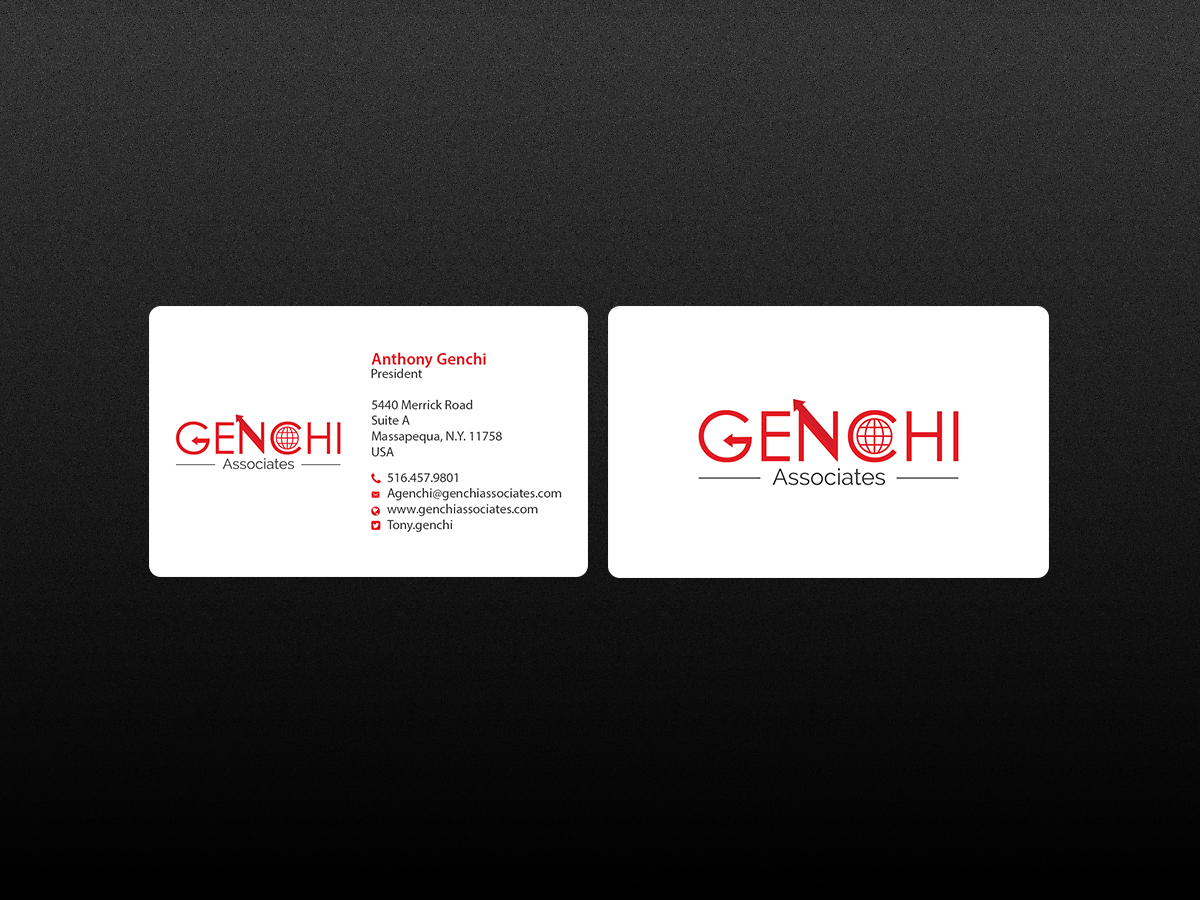 Diseño de Tarjeta de Presentación por Creations Box 2015 para Genchi Associates | Diseño #11812829