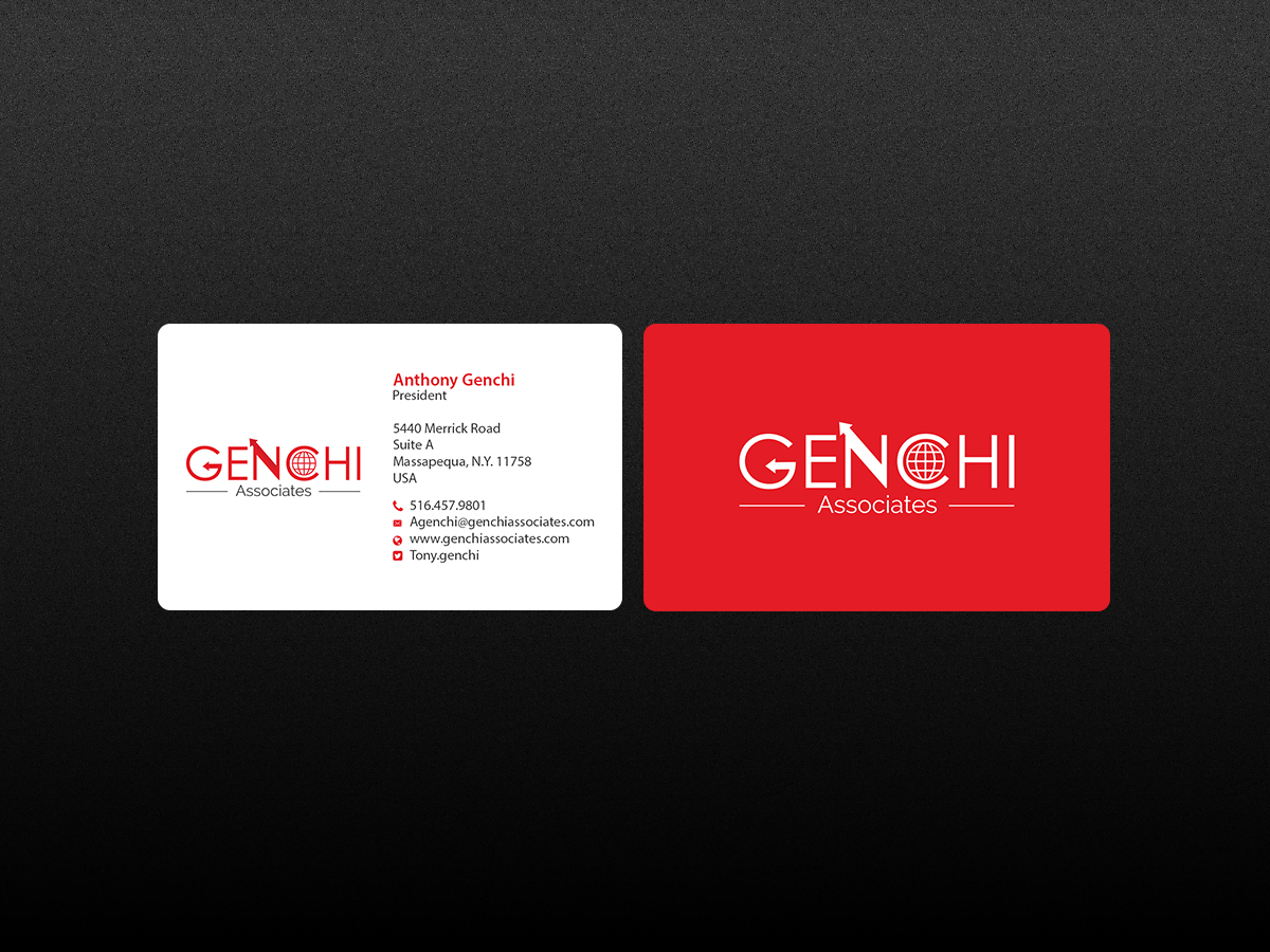 Diseño de Tarjeta de Presentación por Creations Box 2015 para Genchi Associates | Diseño #11812830